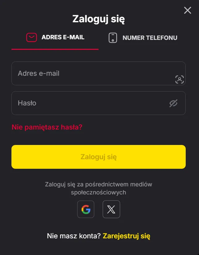Rejestracja konta w kasynie Vulkan Spiele online